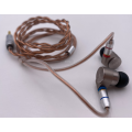 Earbud HiFi dengan Colokan Berlapis Emas 3.5mm