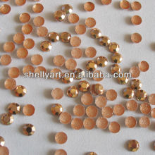 Hot fix rhinestud octagon 3mm copper color for shoes