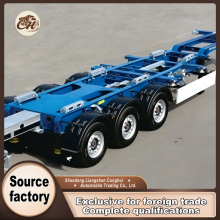 40ft extendable length skeleton trailer