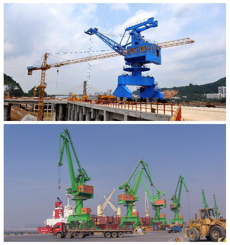 Popular Travelling Luffing Four Jib Portal Crane Price