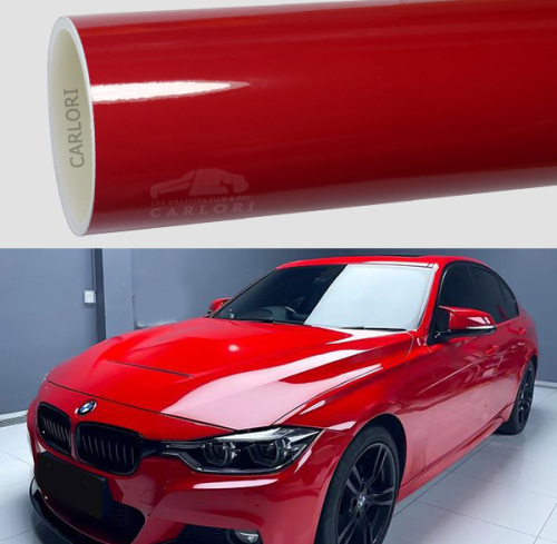 super gloss red car wrap vinyl