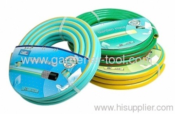 3-layer Reinforced Pvc Garden Water Hose With Different Color Stripe 