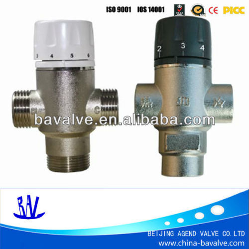 Thermostat pipeline valve/thermostatic control valve/thermostatic mixing valve