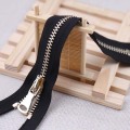 10 Inch open ended brass zipper for jacket