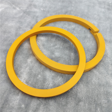 Polyimide filled PTFE piston ring flat gasket