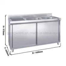 High Quality Bar Kitchen Counter Top Kitchen Sinks Stainless Steel with Cabinet