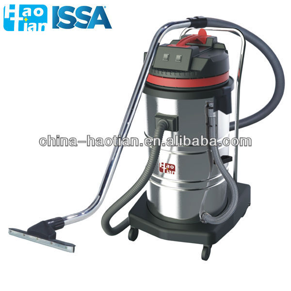 HT80-2 Haotian Wet Dry Vacuum Cleaner 80L/ สำหรับโรงงานคอนกรีตเครื่องดูดฝุ่นเครื่องดูดฝุ่นตั้งตรง