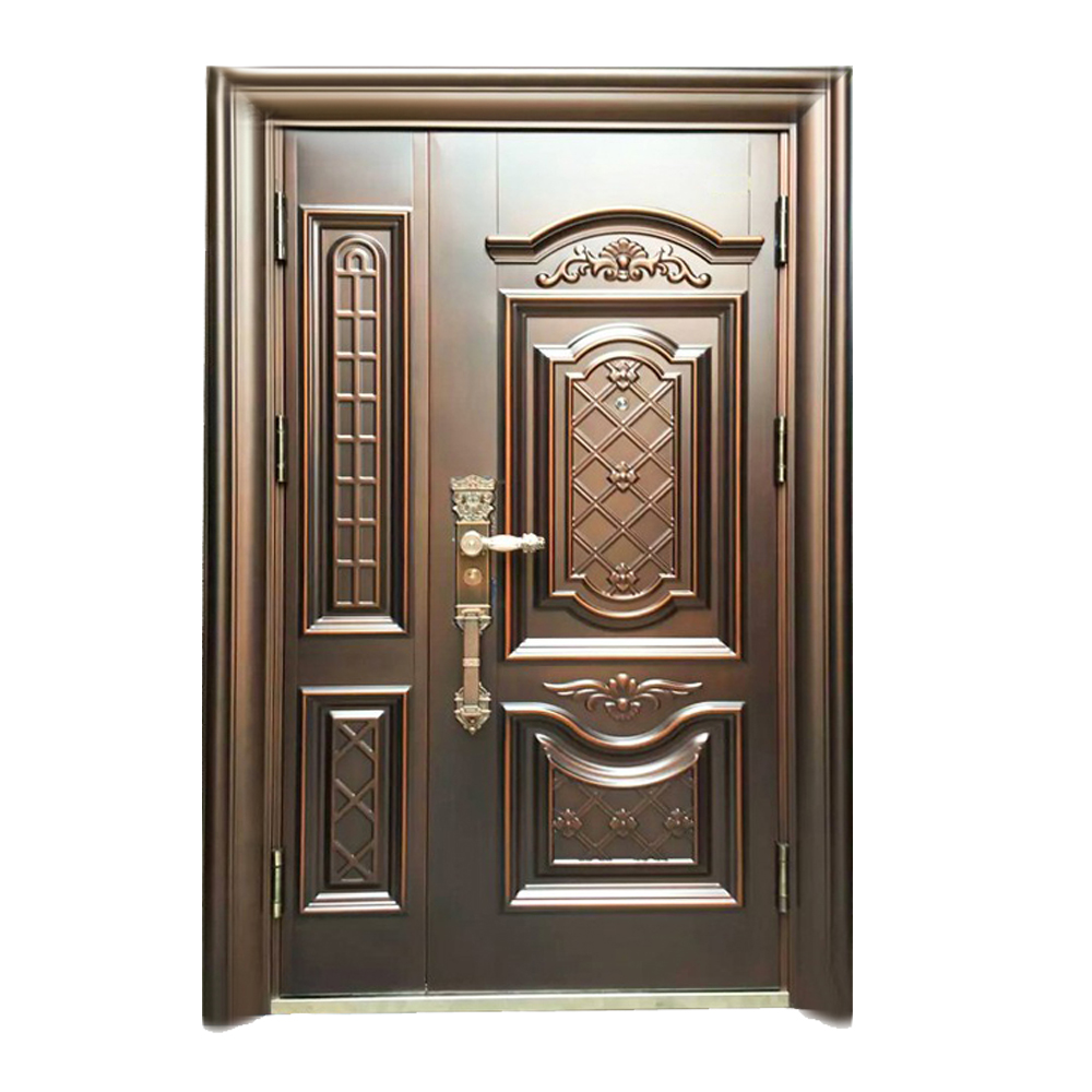 Door manufacture swinging armored door hign quality wood steel door