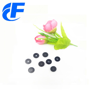 10mm Black color plastic four parts snap button