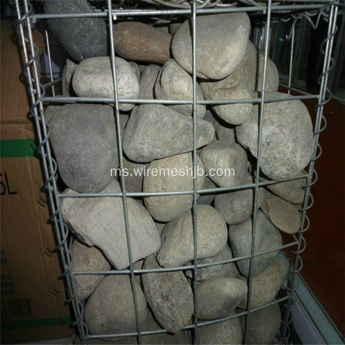 Galvanized Welding Stone Cage Net untuk Wall Landscape