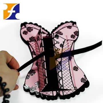 Special Creative Design Eyeshaodow Palette/ Corset Shape Cosmetic Gift Box with Ribbon/Magnetic closure gift box