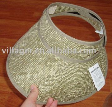 straw sunbonnet , sport visors