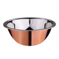 Ensemble de bols de cuisson couleur or rose en acier inoxydable