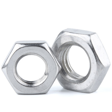 M10 stainless steel hex thin nuts
