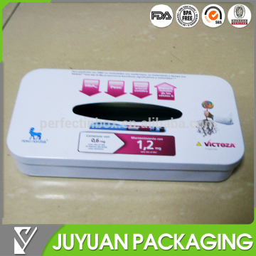 metal tinplate tissue tin box