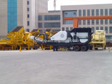 Mini portable mobile rock jaw breaker