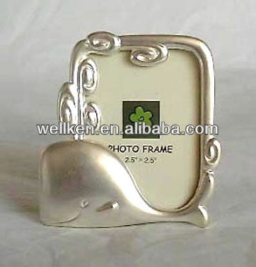 zinc alloy dolphin picture frame,tin alloy photo frame