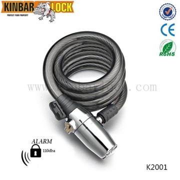 Sensor door alarm cable lock