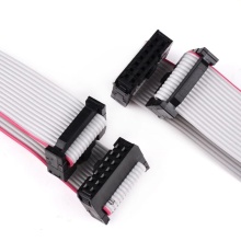 IDC 2.54MM Pitch JTAG ISP AVR Download Cable - Gray Ribbon Data Cable