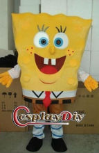 New Arrival SpongeBob SquarePants Mascot Costume for Halloween Fancy Dress Adult Size