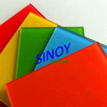 Super white painted glass