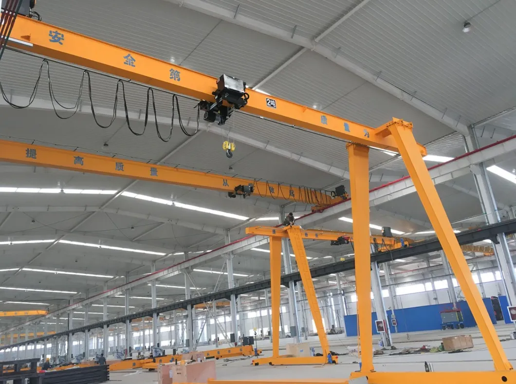 Semi Gantry Crane 10ton with Cranes Part Price