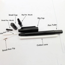 Wholesale Empty Marker Pen - Twin Nib Refillable Plastic Tube