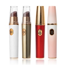 Mini Handheld Hot Compress Eye Massager Wand with Red Bian Stone for Puffy Eyebags