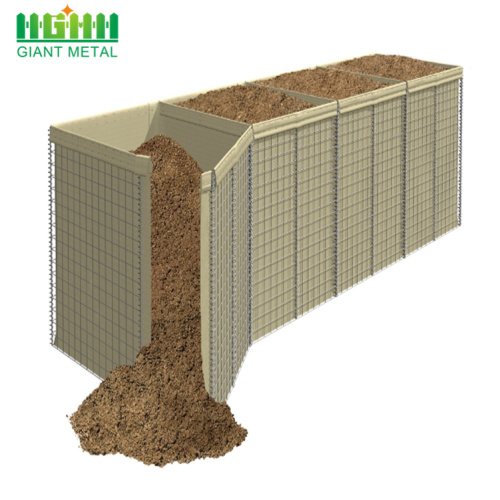 Militer Pasir Hesco Wall Hesco Barrier