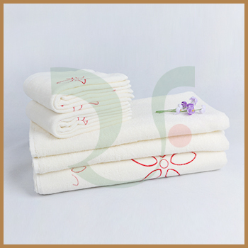 100% cotton pigment printed bath towels
