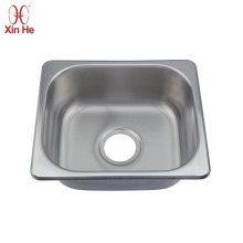small stainless steel kitchen sink