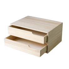Multifunctional Wooden Desktop Drawer for Documents and Books