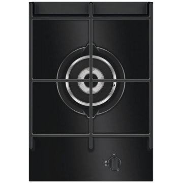 Singe Gas Cooker Aeg Black Glass