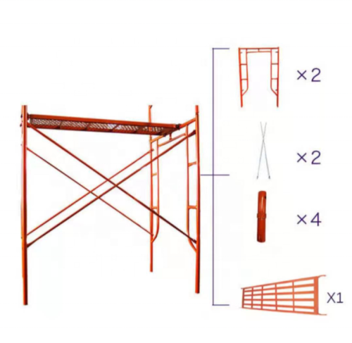 5.6&#39;7 &quot;Arch Walk-Thru rusztowanie stalowe ogrodzenie cynkowe