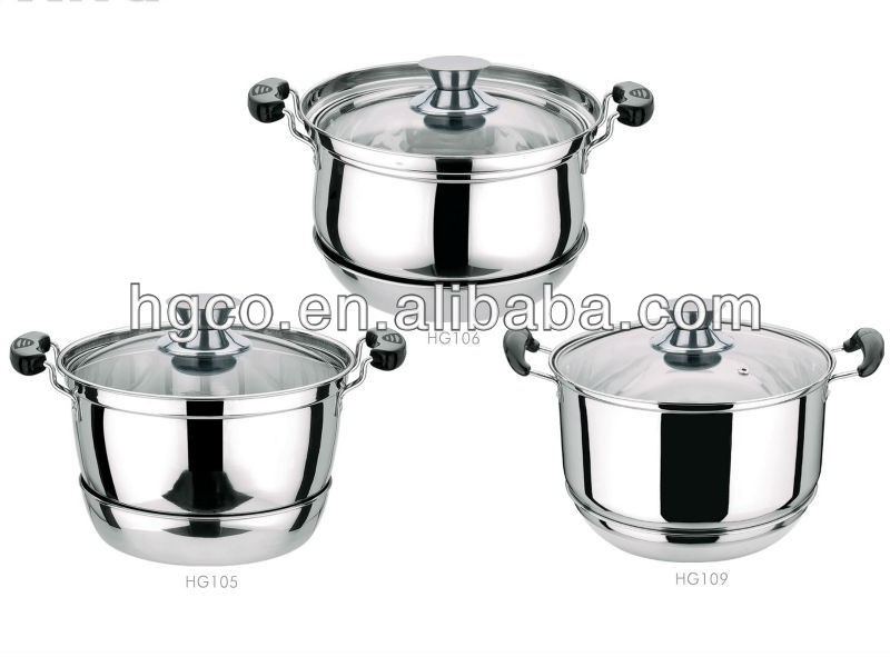 household vertical stockpot big 4pcs