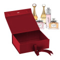 Luxury Magnetic Cardboard Paper Folding Boxes With Ribbon