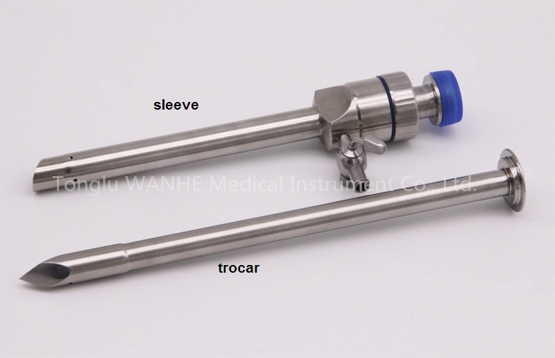 Alat Laparoskopik Trocar Injap Kepak Magnet Boleh Digunakan Semula