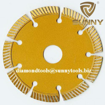 Turbo Segmented Diamond Blade For Dry Cut Granite