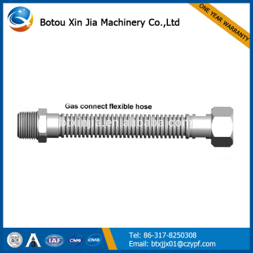 corrugated stainless steel hose with welded fittings