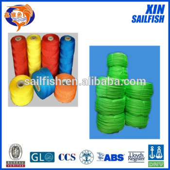 Thin ropes 3-strand pp monofilament ropes