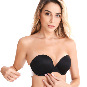 Soutien-gorge invisible sans bretelles sexy pour femmes Push Up