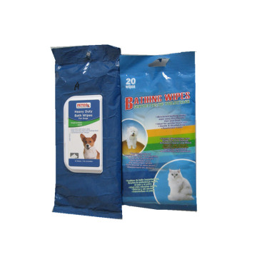 Wholesale Multi-purpose Antibacterial Deep Pet Wet Wipes