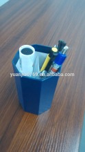 single fancy handmade cardboard desktop pen holder
