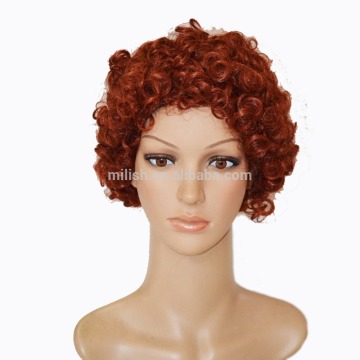 MPW-0020 carnival halloween women curly afro party Annie wig