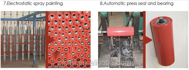 Steel Idler/Roller For Rubber Conveyor Belt Equipment