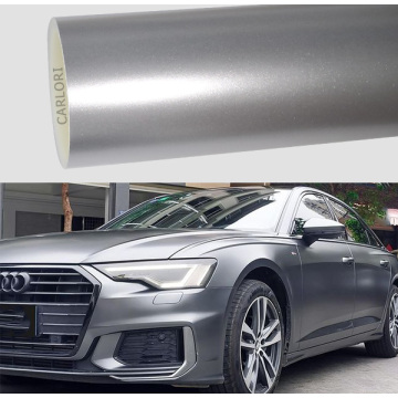 Satin Silber Auto Wrap Vinyl