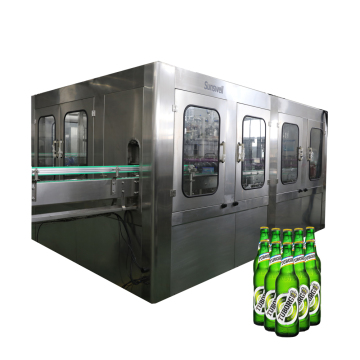 New Design Glass Bottled Beer Filling Packing Machine