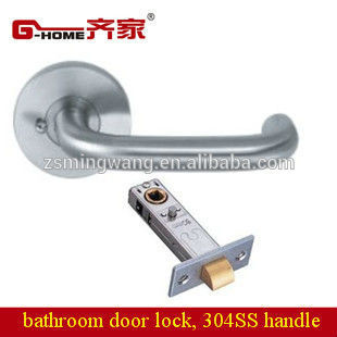 bathroom door handle on rosette