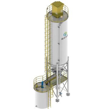 Cement and lime silo system