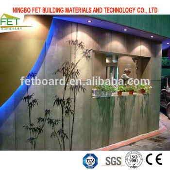 Cellulose fiber cement board interior wall panels